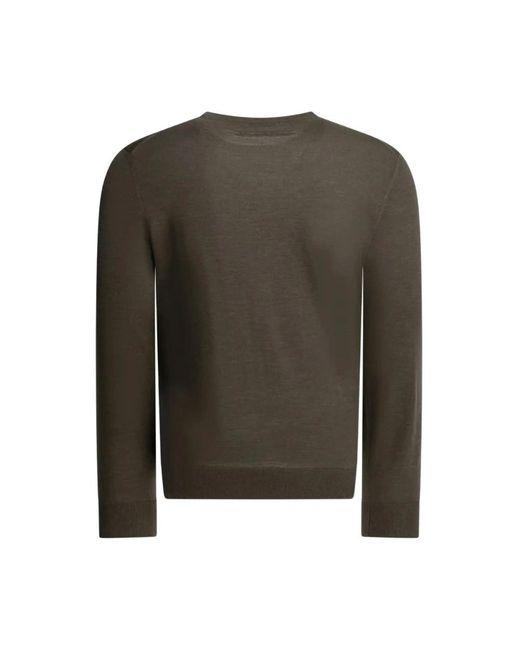Zegna Green Round-Neck Knitwear for men
