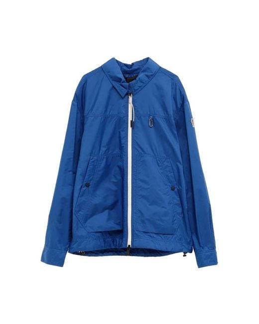 Moncler Blue Light Jackets for men