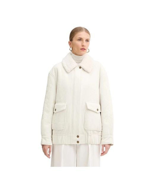 Light Jackets Ermanno Scervino de color Natural