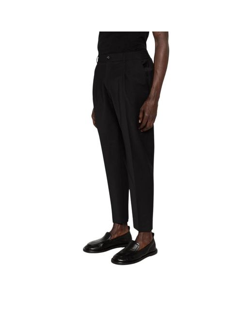 BE ABLE Black Slim-Fit Trousers for men