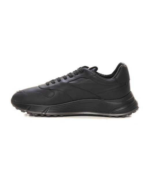 Hogan Memory foam leder sneakers in Black für Herren