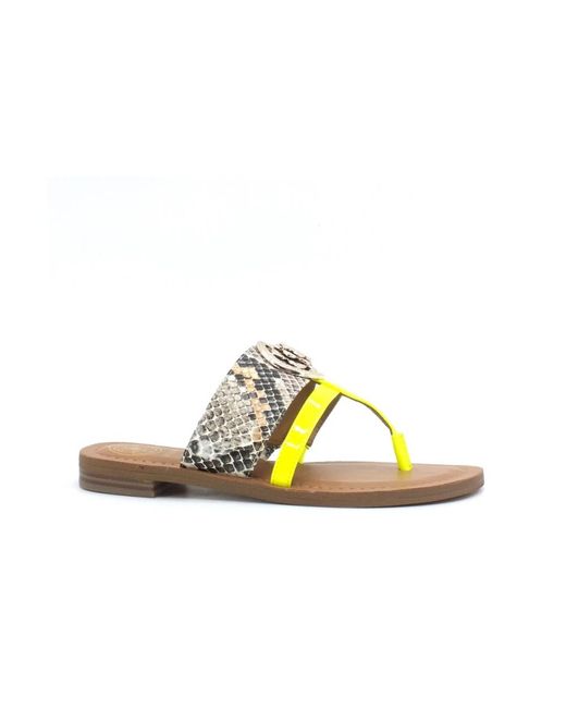 Guess Flip Flop in het Yellow
