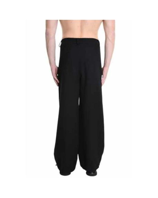 LA HAINE INSIDE US Wide Trousers in het Black voor heren