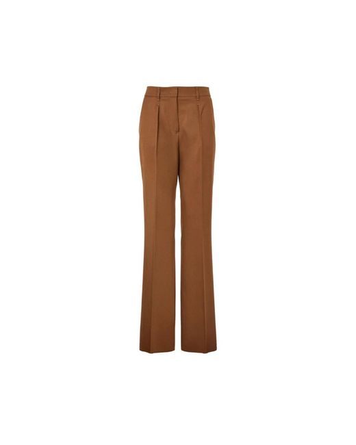 Max Mara Brown Wide Trousers