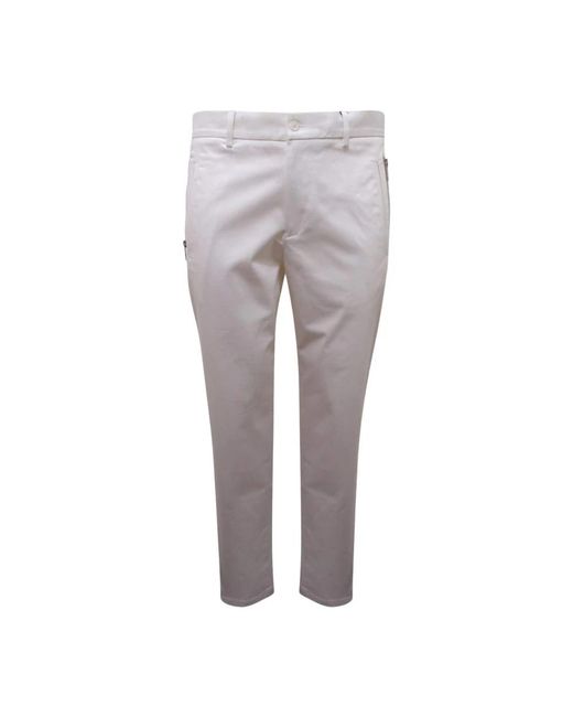Armani Gray Slim-Fit Trousers for men