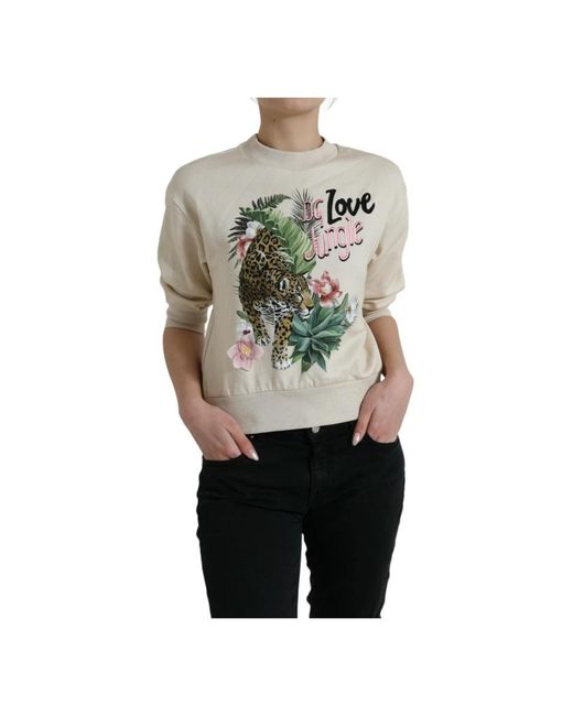 Dolce & Gabbana Natural Sweatshirts