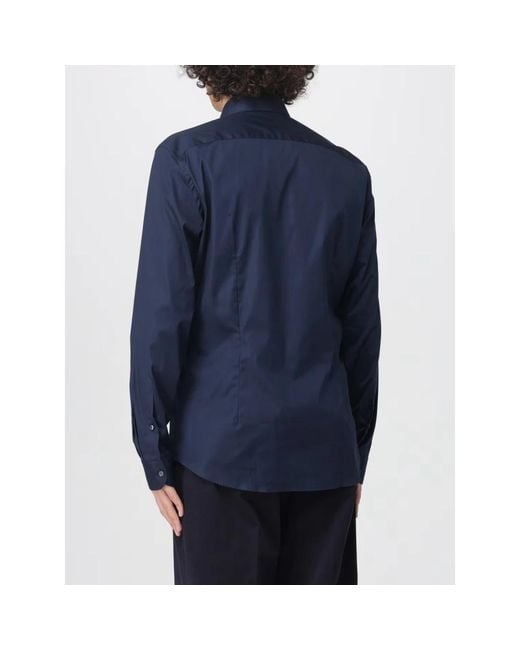 Fay Blue Casual Shirts for men