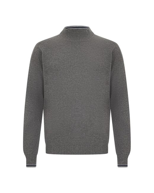 Turtlenecks Fedeli pour homme en coloris Gray