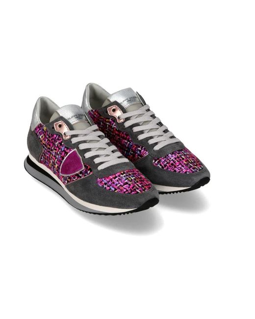 Philippe Model Purple Sneakers Trpx Running
