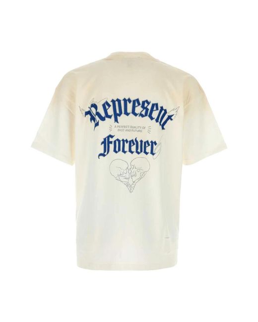 Represent Katoenen T-Shirt in het White voor heren