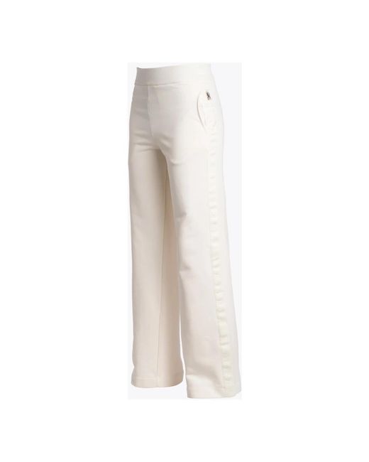 Parajumpers Wide Trousers in het White