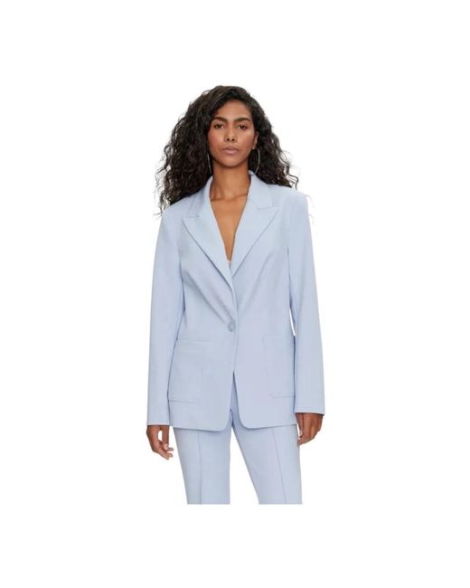 Guess Blue Taillierter Blazer