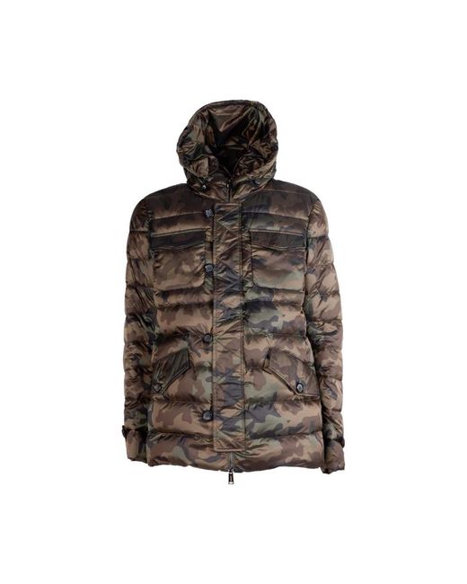 Down Jackets Add de hombre de color Brown