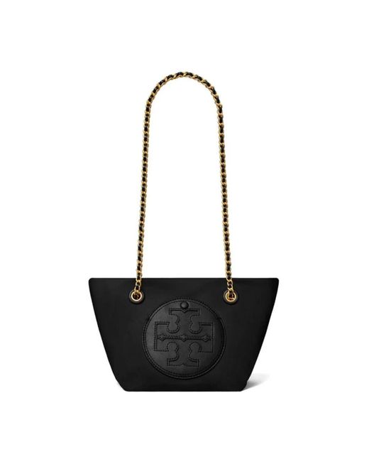 Tory Burch Black Schultertasche Mit Geflochtener Kette