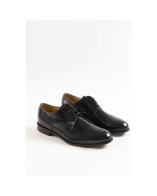 Antica Cuoieria Black Dress Shoes for men