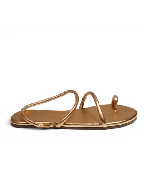 Flat Sandals di TKEES in Brown