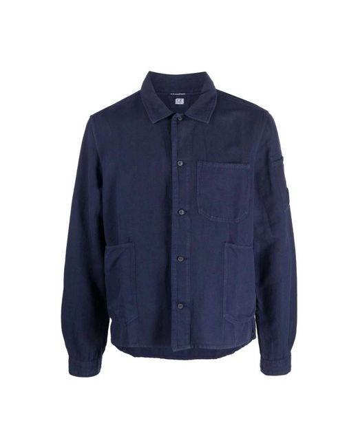 C P Company Blue Casual Shirts for men