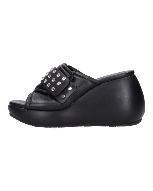 Casadei Black Wedges