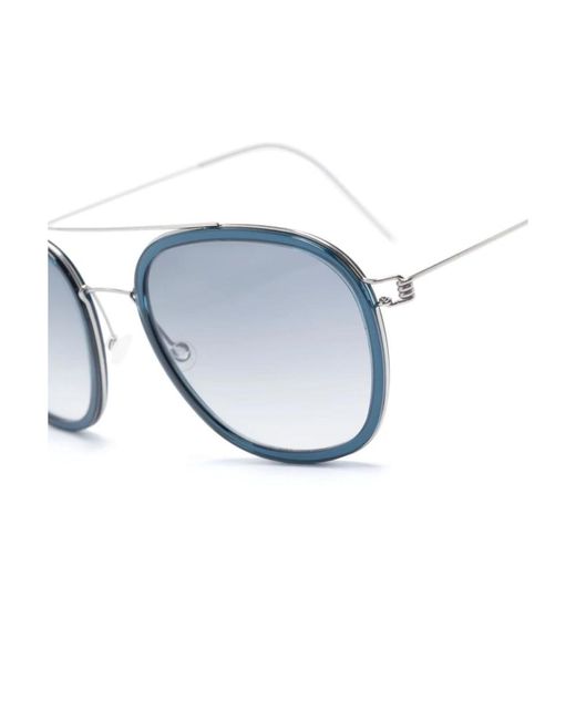 Lindbergh Blue Blaue sonnenbrille für den täglichen gebrauch