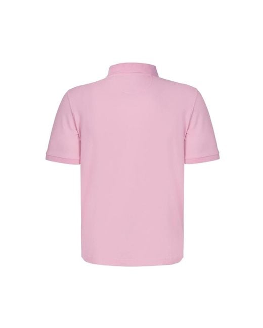 La Martina Pink Polo Shirts for men