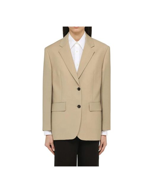 Prada Natural Blazers