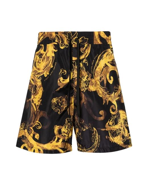 Versace Yellow Casual Shorts for men