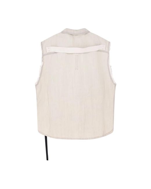 Rick Owens Natural Vests for men