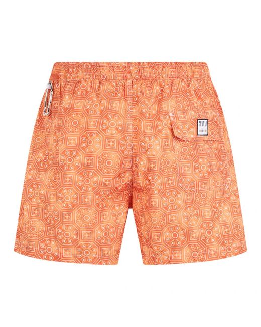 Beachwear Fedeli de hombre de color Orange
