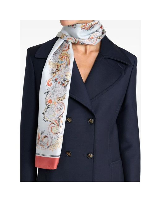 Etro Multicolor Silky Scarves