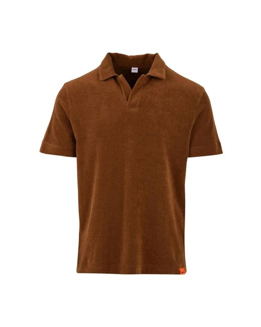 Aspesi Brown Polo Shirts for men
