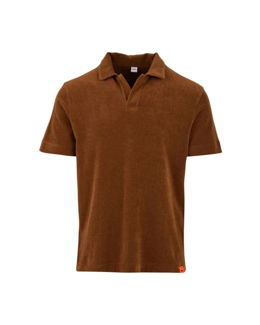 Aspesi Brown Polo Shirts for men