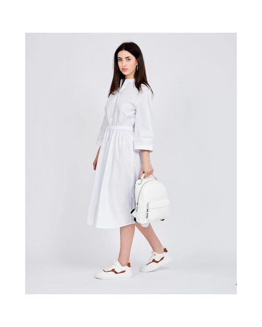 Armani Exchange White Shirt Dresses