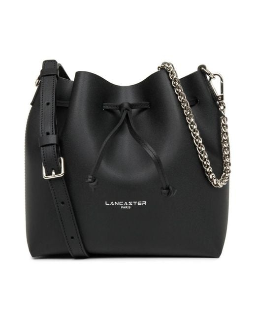 Lancaster Black Bucket Bags