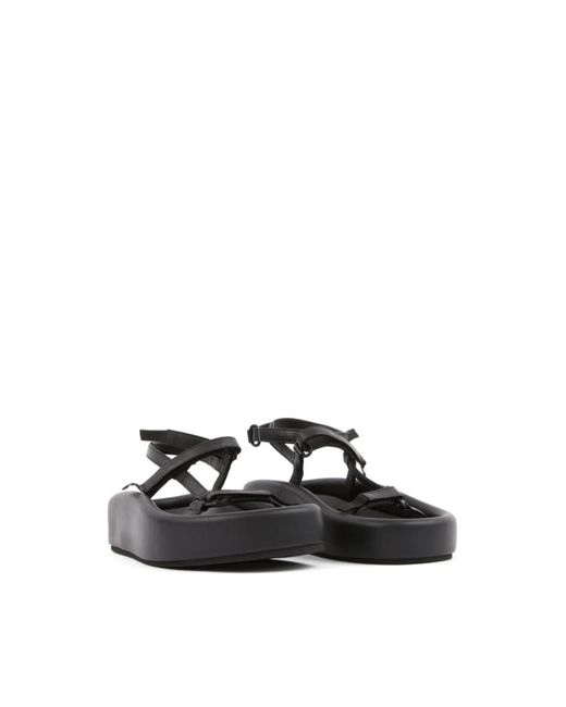 Shoes > sandals > flat sandals MM6 by Maison Martin Margiela en coloris Black