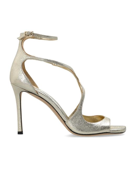 Jimmy Choo Metallic High Heel Sandals