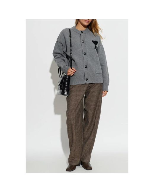 Cardigans AMI de color Gray