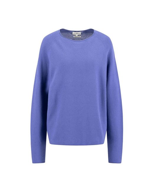 Round-Neck Knitwear Fynch-Hatton de color Blue