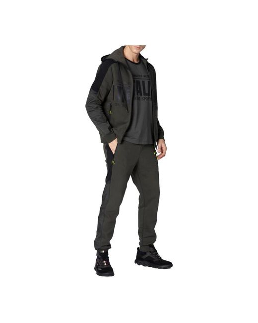 Aeronautica Militare Black Sweatpants for men