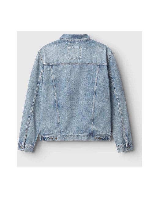Gabba Jassen ,Blauw ,Denim Denim Blauw Modern Jack in het Blue voor heren