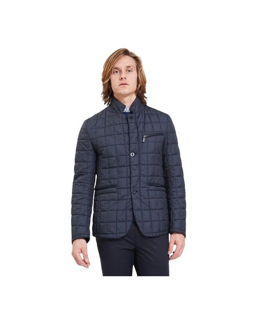 Gimo's Blue Down Jackets for men