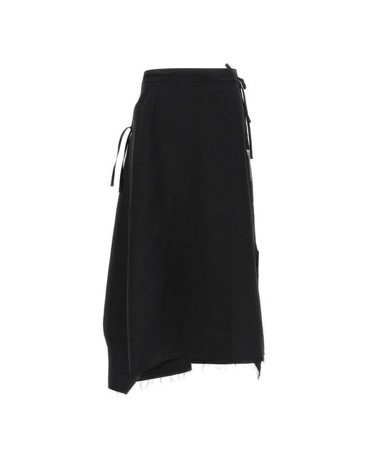 Y-3 Black Midi Skirts