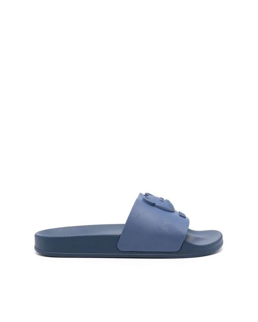Moschino Blue Sliders for men