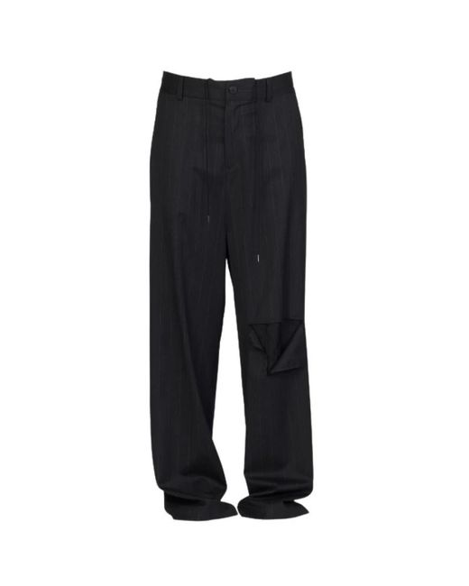 Isabel Benenato Black Suit Trousers for men