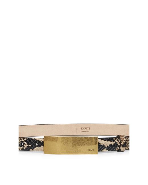 Khaite Natural Belts