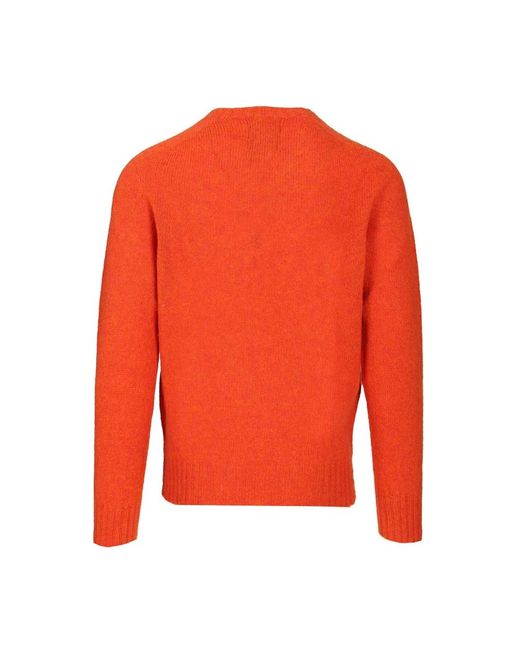 Howlin' By Morrison Orange Round-Neck Knitwear for men