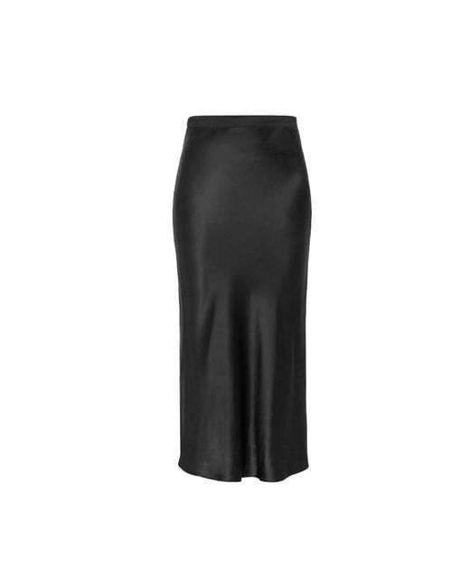 Anine Bing Black Midi Skirts