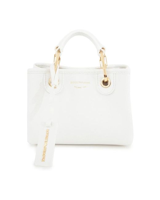 Emporio Armani White Handbags