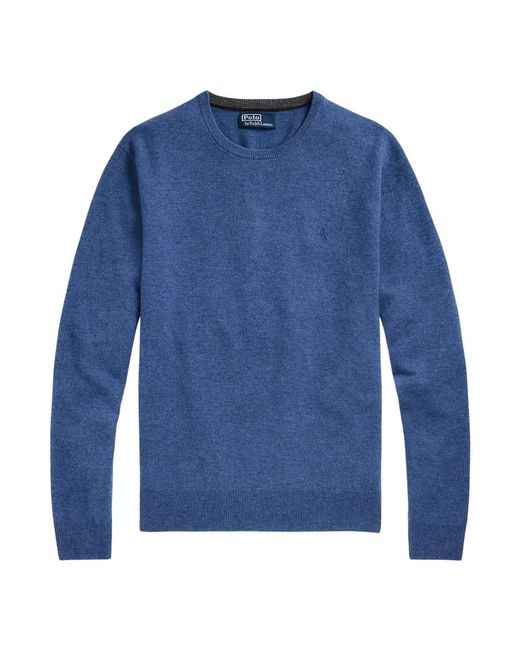 Ralph Lauren Blue Round-Neck Knitwear for men