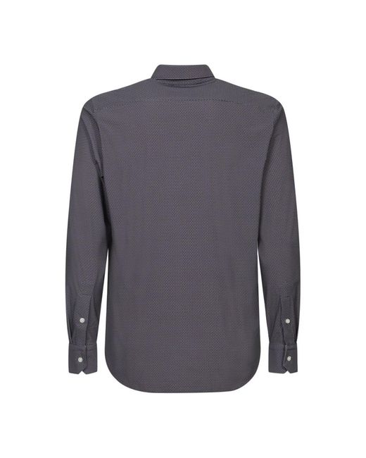 Dell'Oglio Blue Casual Shirts for men