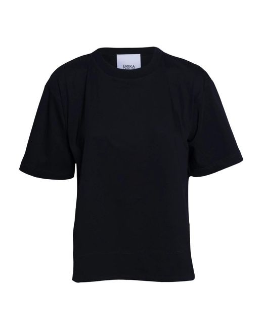 Erika Cavallini Semi Couture Black T-Shirts